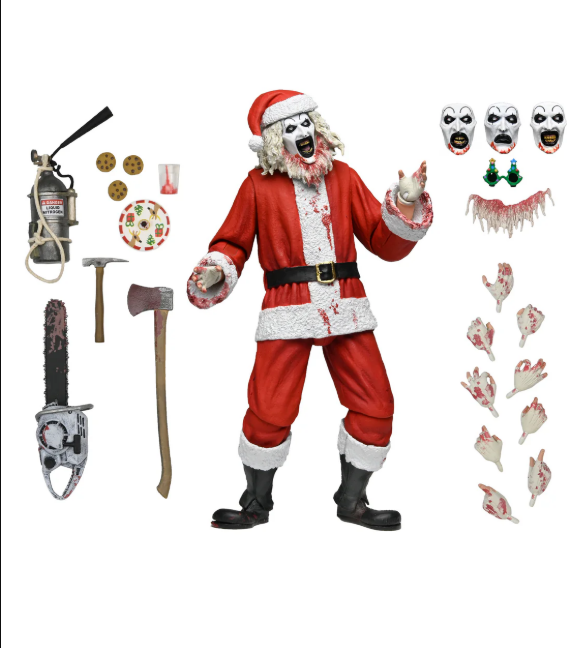 [PREORDER 060226] Terrifier 3 - 7" Scale Action Figure - Ultimate Santa Suit Art the Clown (Bloody Version)