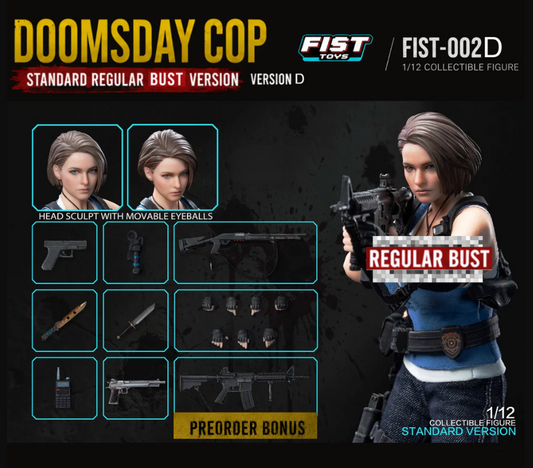 [PREORDER 060226] Fist Toys FIST-002A-S 1/12 Small-B Doomsday Cop (Standard Version)