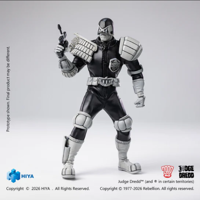 [PREORDER 072726] 1/12 Judge Dredd Black&White ver Action Figure ES50163