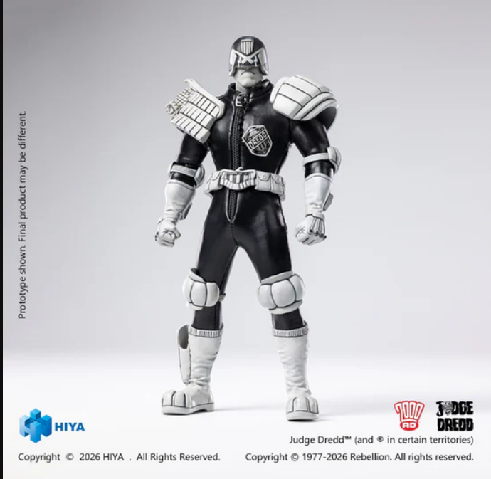[PREORDER 072726] 1/12 Judge Dredd Black&White ver Action Figure ES50163
