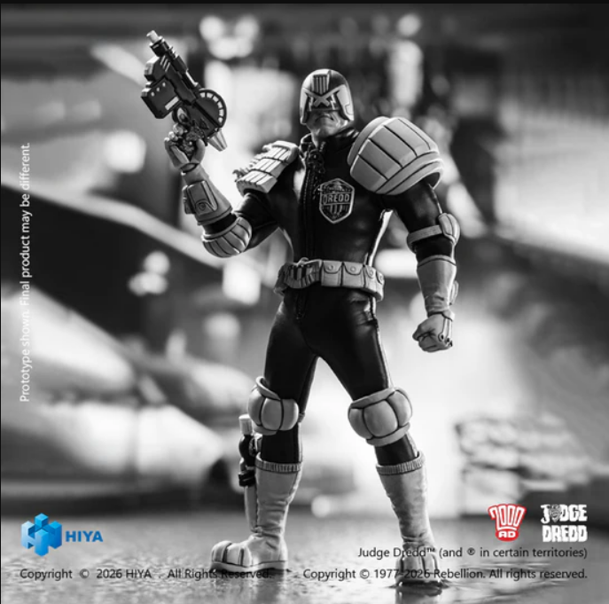 [PREORDER 072726] 1/12 Judge Dredd Black&White ver Action Figure ES50163