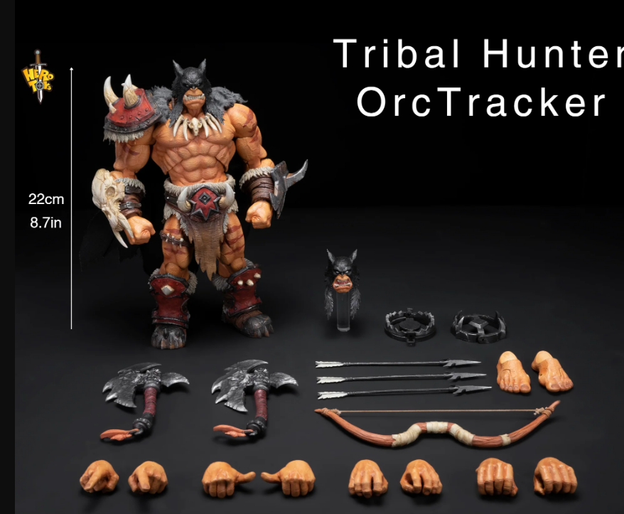 [PREORDER 073026] 1/10 Scale Tribal Hunter Orc Tracker Action Figure