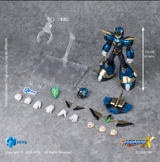 [PREORDER 081126] HIYA 15.5cm Mega Man X Series X Ultimate Armor Action Figure EBM0383