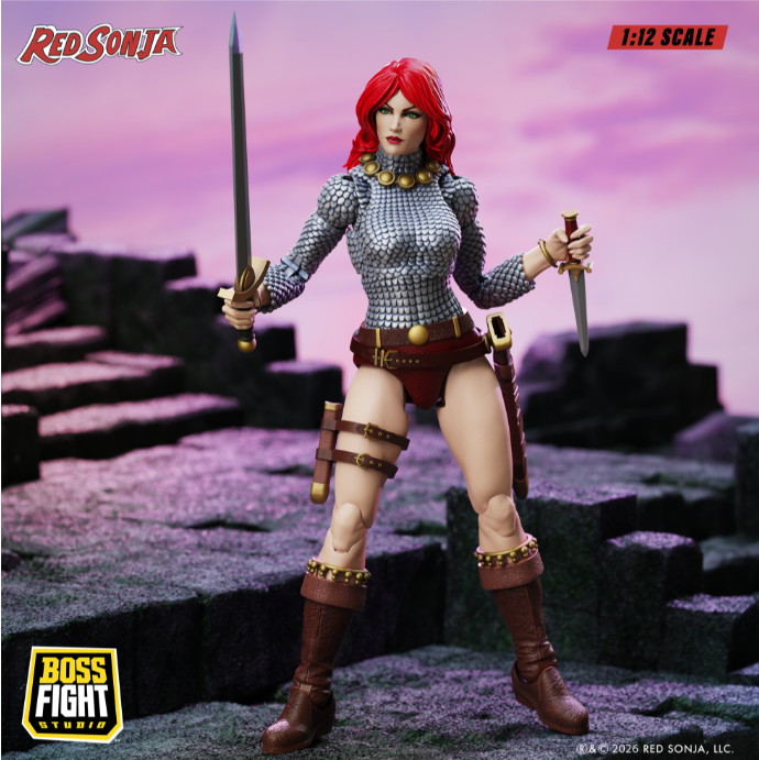 [PREORDER 081626] Red Sonja: Immortal Red Sonja 1:12 Scale Epic H.A.C.K.S. Action Figure