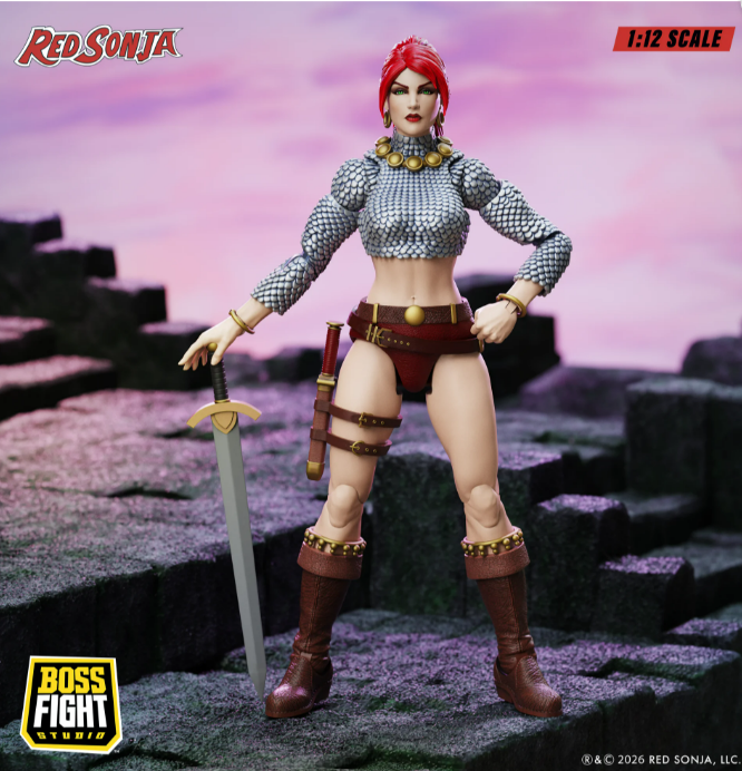[PREORDER 081626] Red Sonja: Immortal Red Sonja 1:12 Scale Epic H.A.C.K.S. Action Figure
