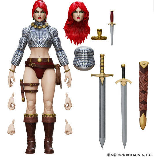 [PREORDER 081626] Red Sonja: Immortal Red Sonja 1:12 Scale Epic H.A.C.K.S. Action Figure
