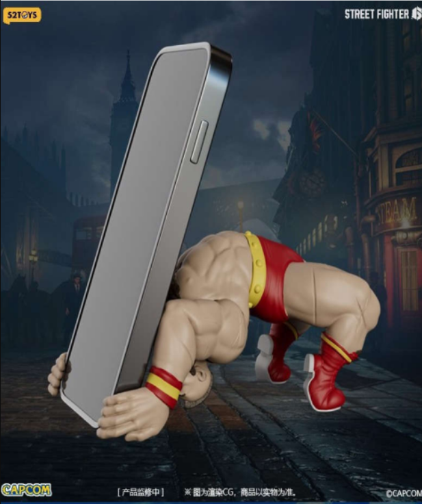 [PREORDER 081826] 52Toys STREET FIGHTER 6 ZANGIEF Smartphone Holder