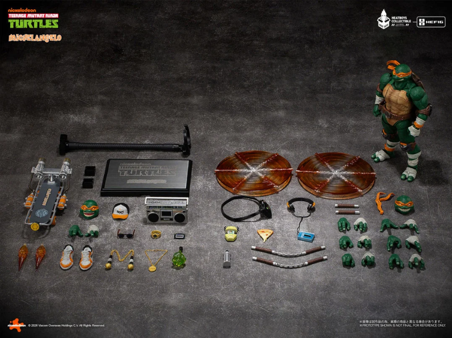 [PREORDER 082326] HEATBOYS TMNT Michelangelo (Deluxe)