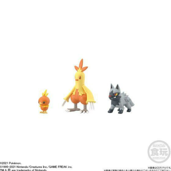 [PREORDER 090326] POKEMON SCALE WORLD HOENN REGION TORCHIC & COMBUSKEN & POOCHYENA