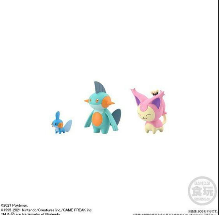 [PREORDER 090326] POKEMON SCALE WORLD HOENN REGION MUDKIP & MARSHTOMP &  SKITTY