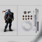 [PREORDER 090626] Inart Action MAG-G0012 Batman: Arkham Origins Deathstroke