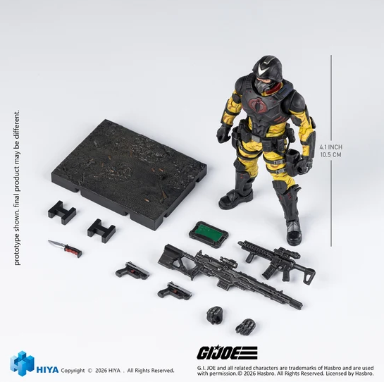 [PREORDER 092026] HIYA	1/18 G.I. Joe Cobra Officers Python Patrol Version Action Figure