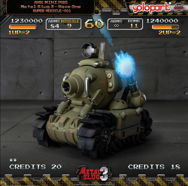 [PREORDER 110126] AMK MINI PRO Metal Slug 3 - Vehicle Series - Super Vehicle 001 (Tank)