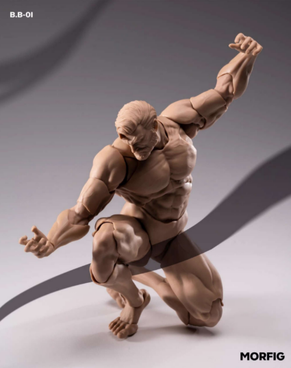 [PREORDER] Queen Studios MORFIG B.B-01Y 1/12 Male Body Yellow