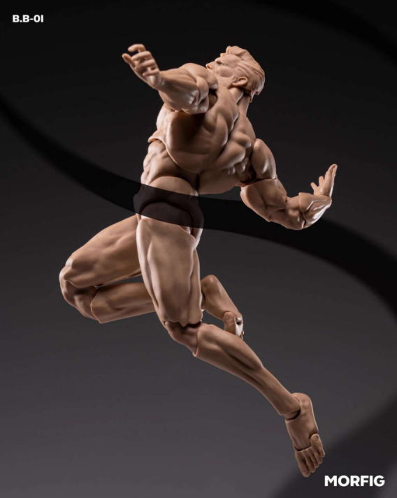 [PREORDER] Queen Studios MORFIG B.B-01Y 1/12 Male Body Yellow