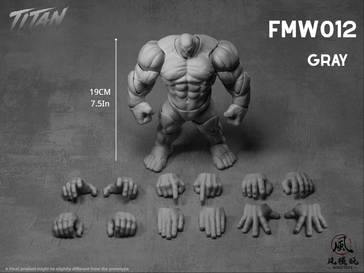 [PREORDER 082026] 1/12 Titan Action Figure Grey Skin