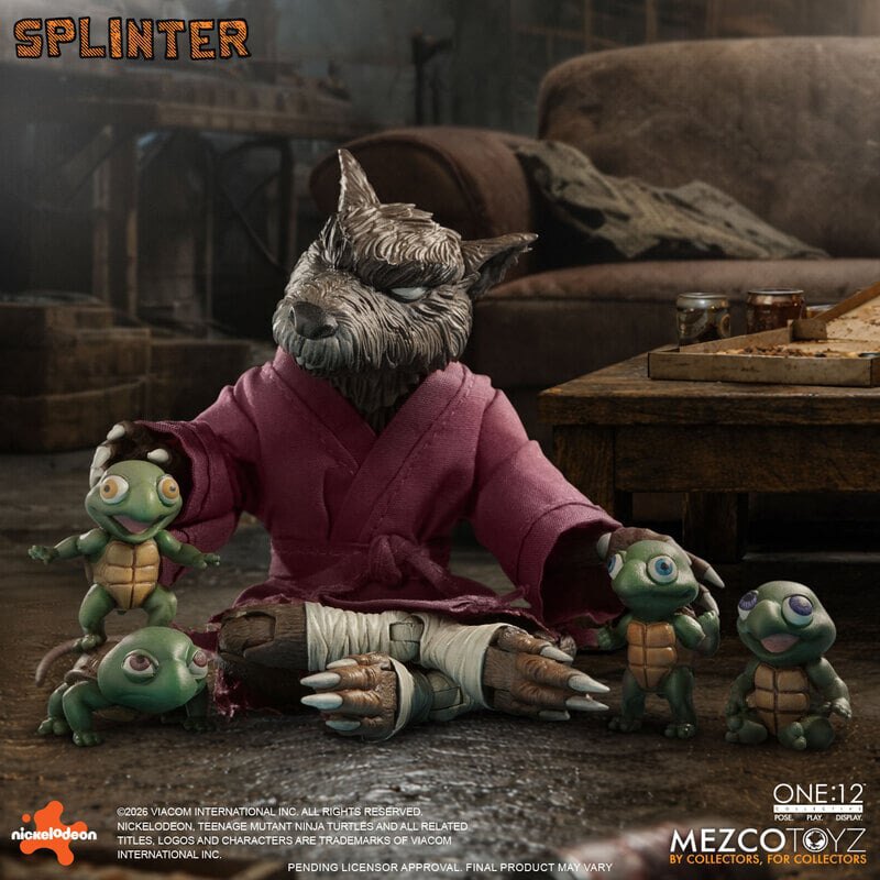 [PREORDER 032926] One 12 Collective Teenage Mutant Ninja Turtles Splinter