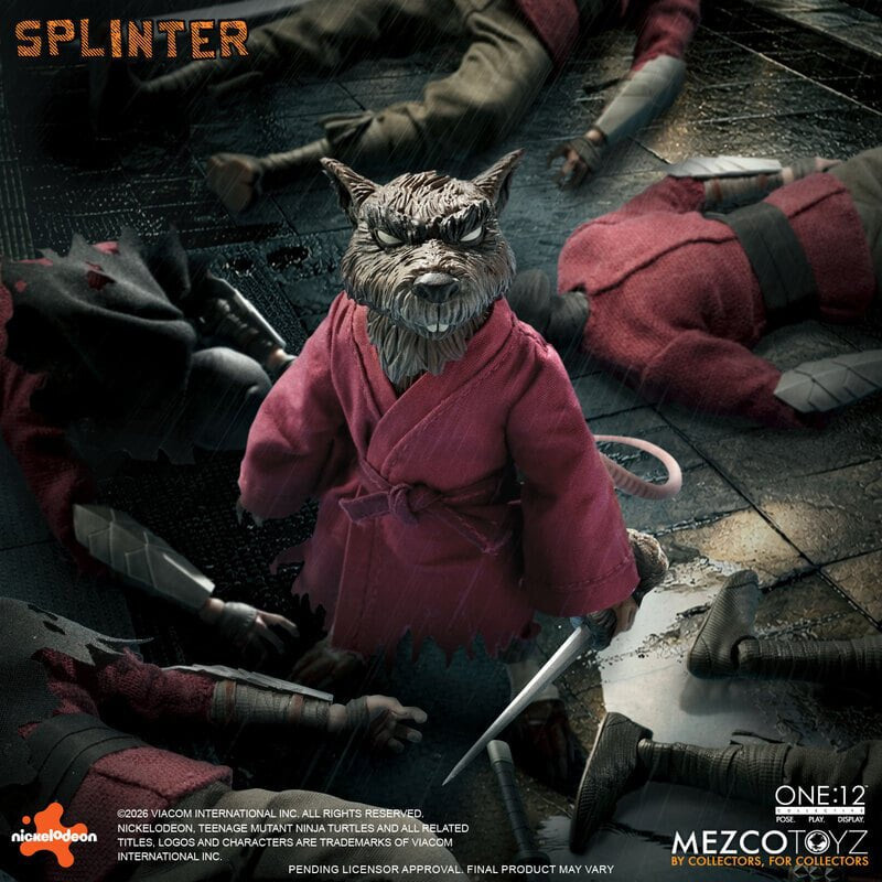 [PREORDER 032926] One 12 Collective Teenage Mutant Ninja Turtles Splinter