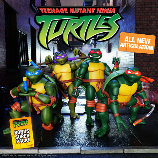 [PREORDER] SET OF 4 - Teenage Mutant Ninja Turtles Wave 12 Michalangelo  Leonardo  Donatello  Raphael