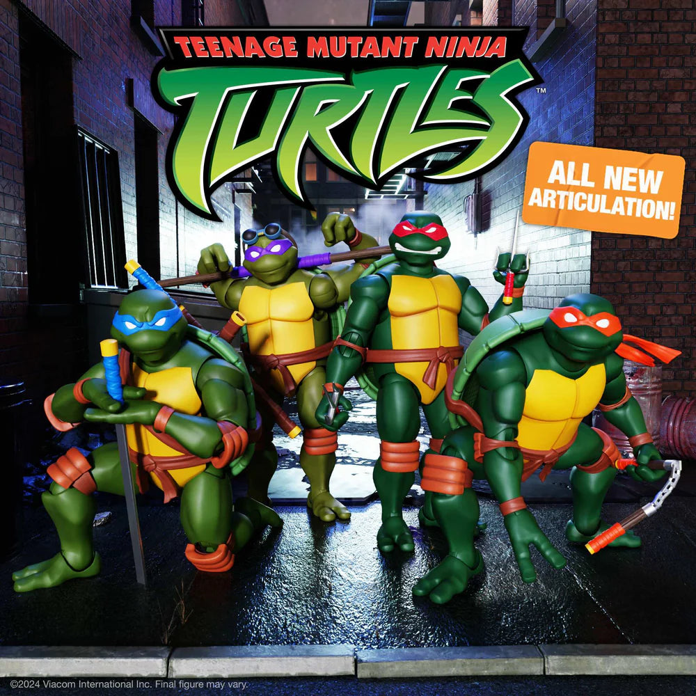 [PREORDER 030526] Super7 Teenage Mutant Ninja Turtles Wave 12 - SET of 4