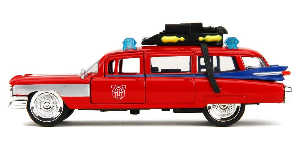 [PREORDER] JADA 1:32 HR: GHOSTBUSTER CADILLAC ECTO-1 x TRANSFORMERS