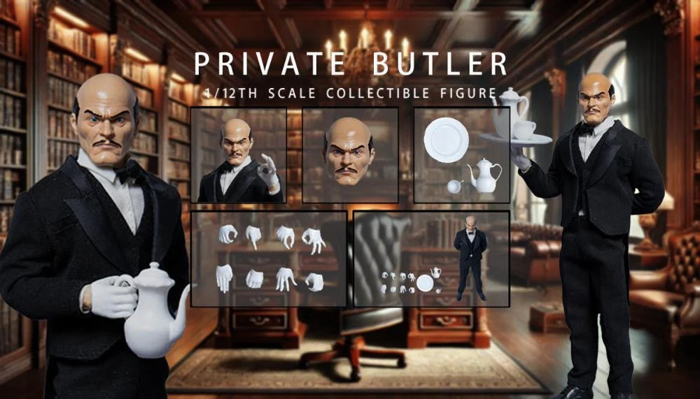 [PREORDER] Joy Man Toys 1/12 Private Butler Action Figure JM011