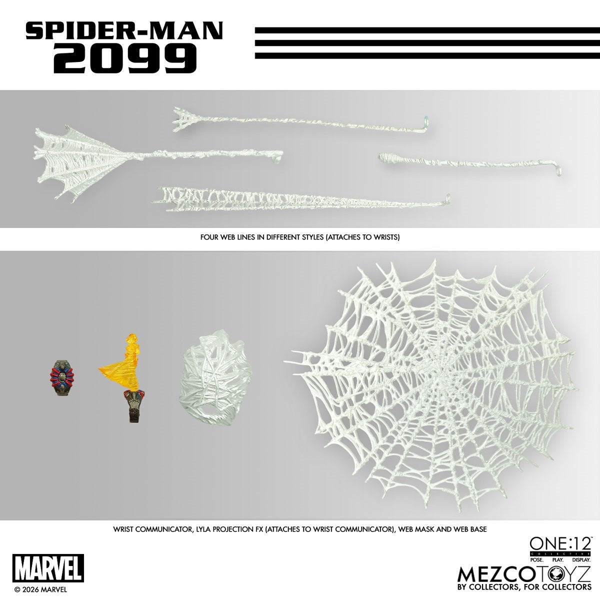 [PREORDER 06072026] MEZCO Spider-Man 2099 One:12 Collective Action Figure - ReRun
