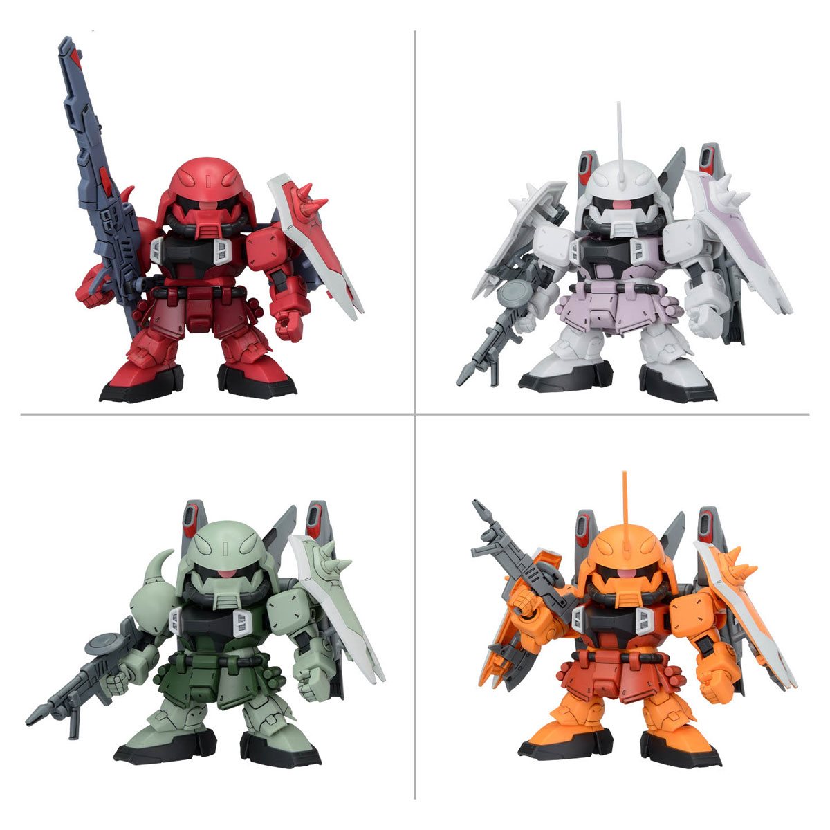 [PREORDER] BB SENSHI ZGMF ZAKU SERIES SET