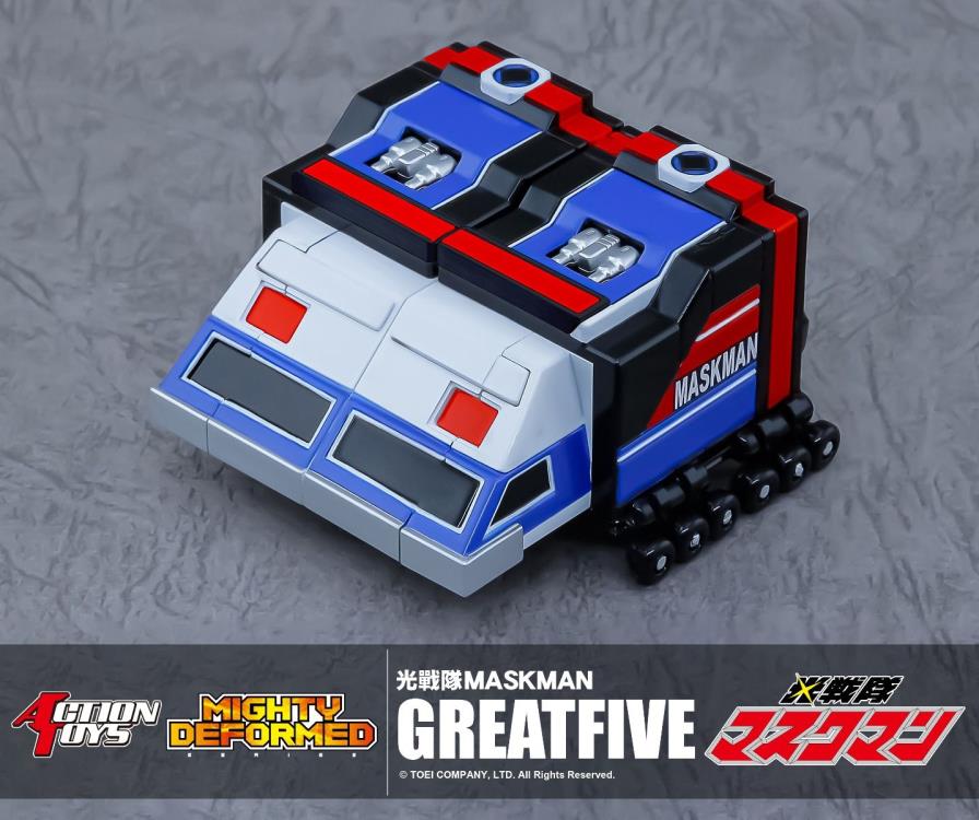 [PREORDER] MIGHTY DEFORMED Great Five Maskman