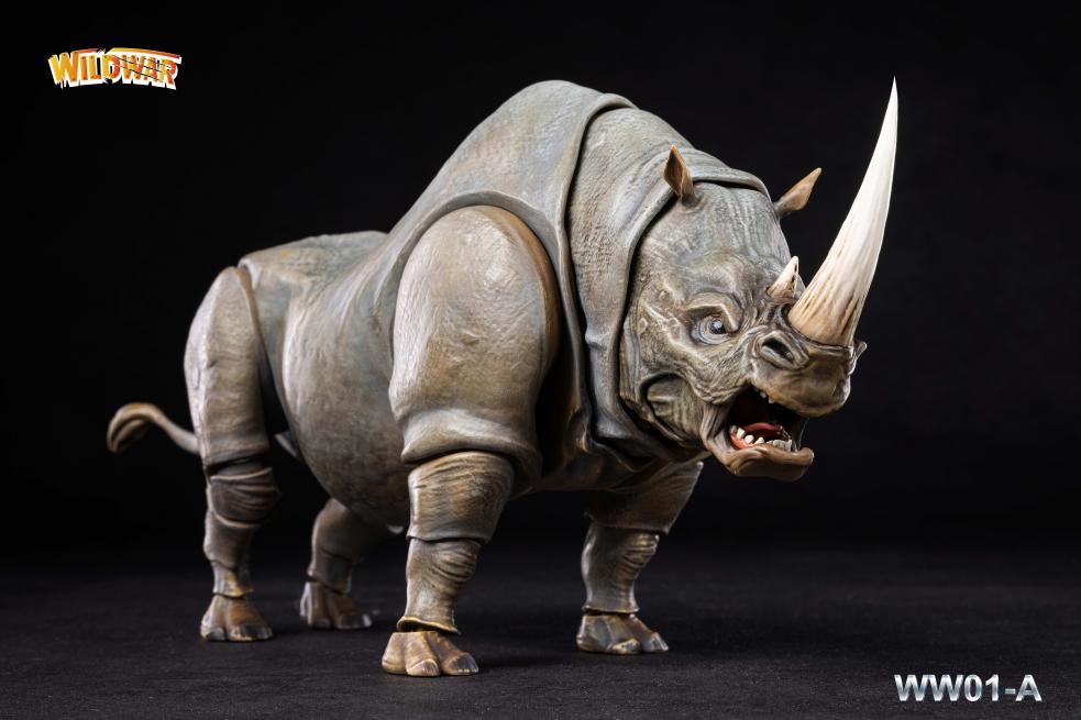 [PREORDER]  1/12 Scale Giant Horned Rhinoceros Action Figure