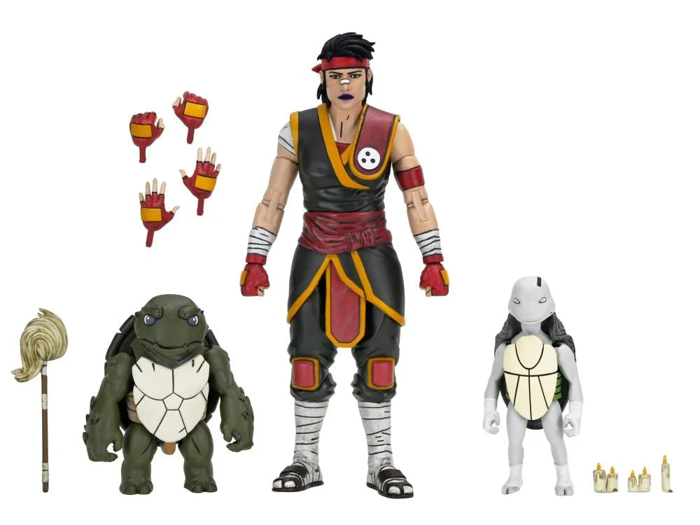 [PREORDER] Teenage Mutant Ninja Turtles (The Last Ronin- The Lost Years) - 7” Scale Ac on Figure - Casey Marie with Baby Odyn & Uno