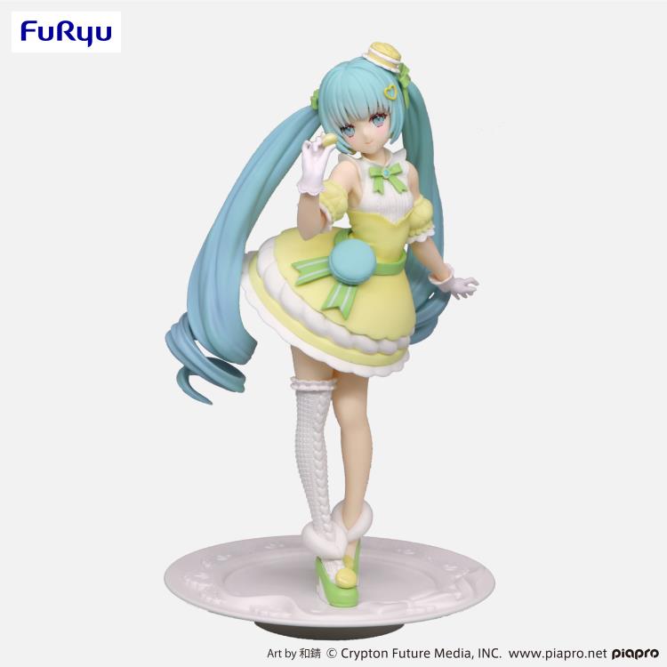 [PREORDER] Furyu Hatsune Miku Exceed Creative Figure SweetSweets Series Macaroon Citron Color ver.