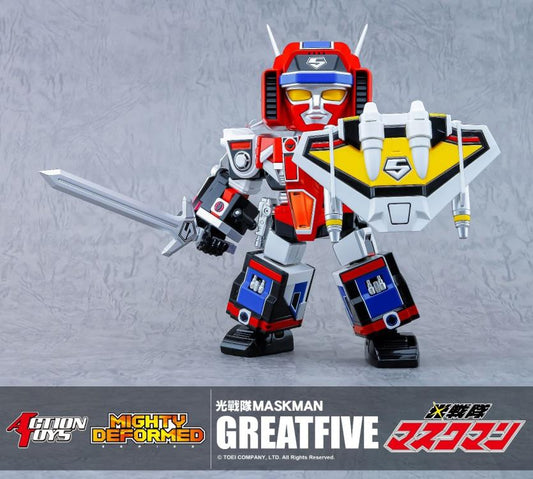 [PREORDER] MIGHTY DEFORMED Great Five Maskman