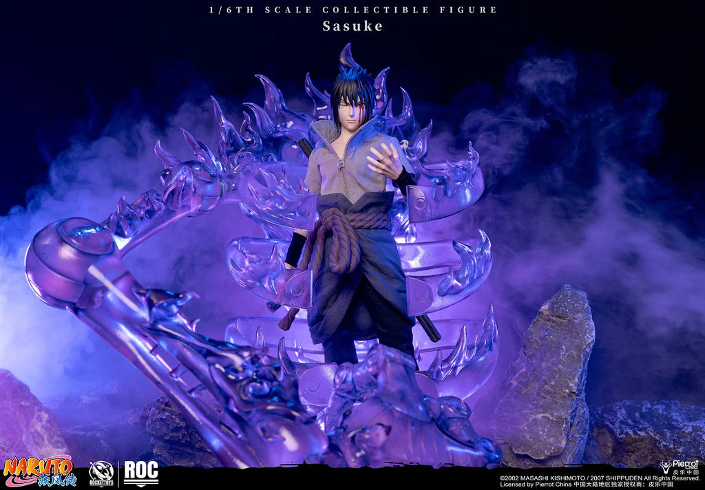 [PREORDER 051926] ROCKETTOYS ROC-018 1/6 Sasuke Naruto Shippuden Sasuke Uchiha Deluxe Version