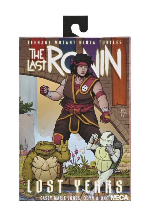 [PREORDER] Teenage Mutant Ninja Turtles (The Last Ronin- The Lost Years) - 7” Scale Ac on Figure - Casey Marie with Baby Odyn & Uno