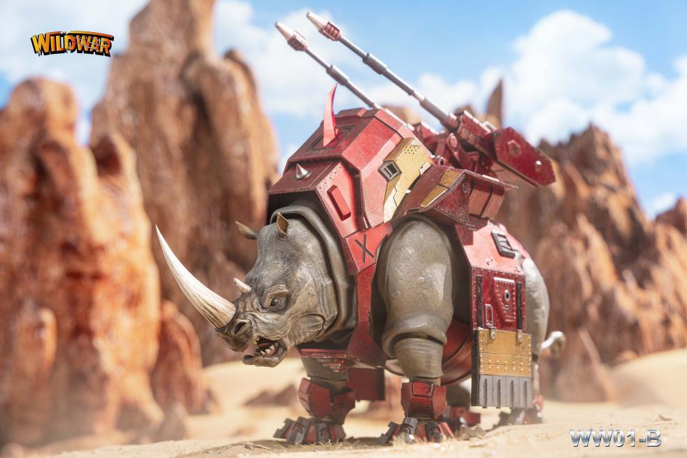 [PREORDER] 1/12 Scale Giant Horned Rhinoceros (ARMORED) Action Figure