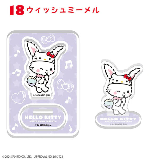 [PREORDER] BOX OF 20 - Hello Kitty 50TH Anniversary Acrylic Stand