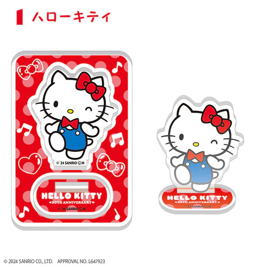 [PREORDER] BOX OF 20 - Hello Kitty 50TH Anniversary Acrylic Stand