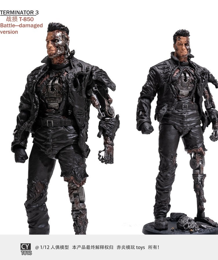 [PREORDER] CHIYANG TOYS 1/12 Terminator 3 Battle-Damaged Version T850 Action Figure T01