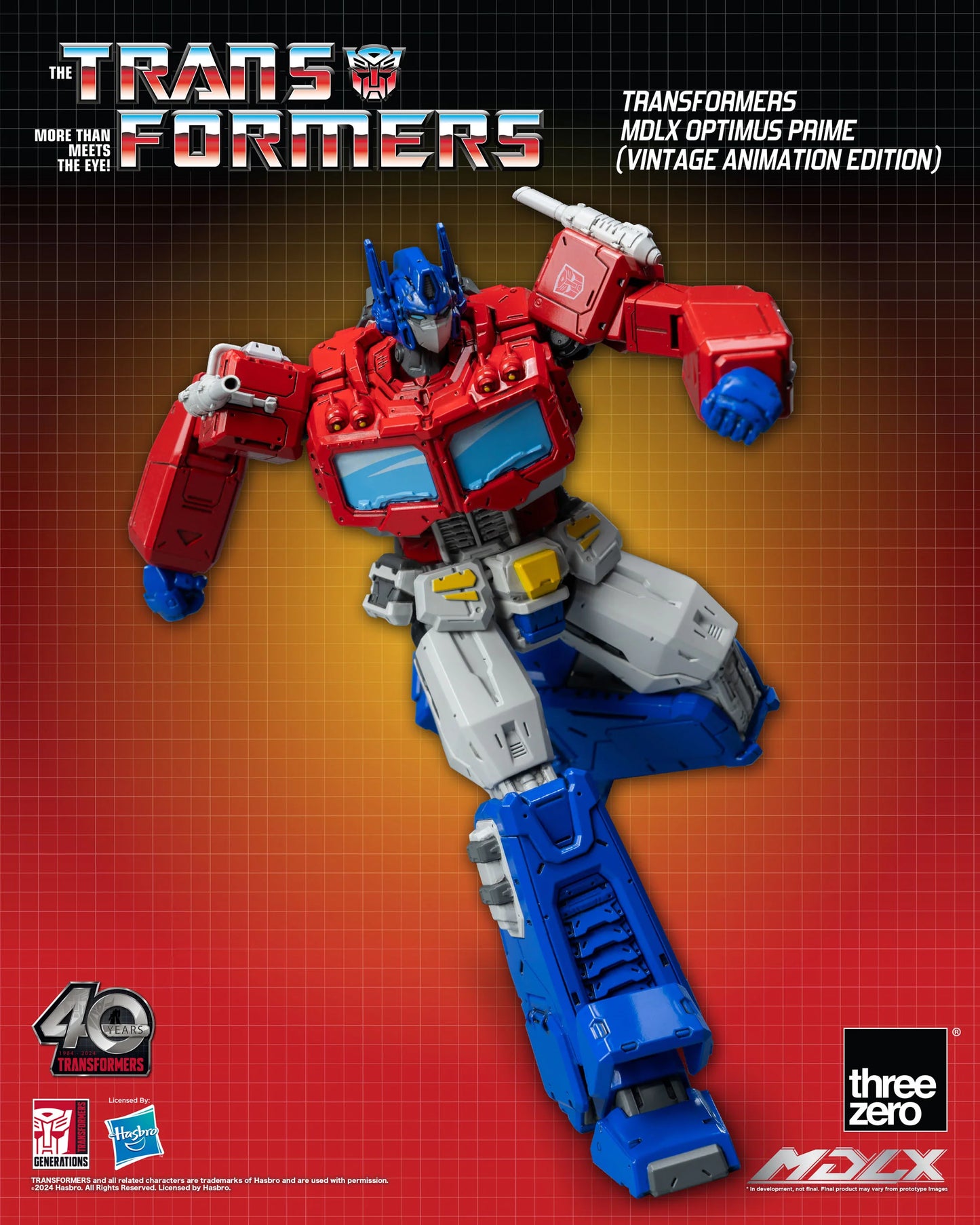 [PREORDER] MDLX Optimus Prime (Vintage Animation Edition) Regional Exclusive