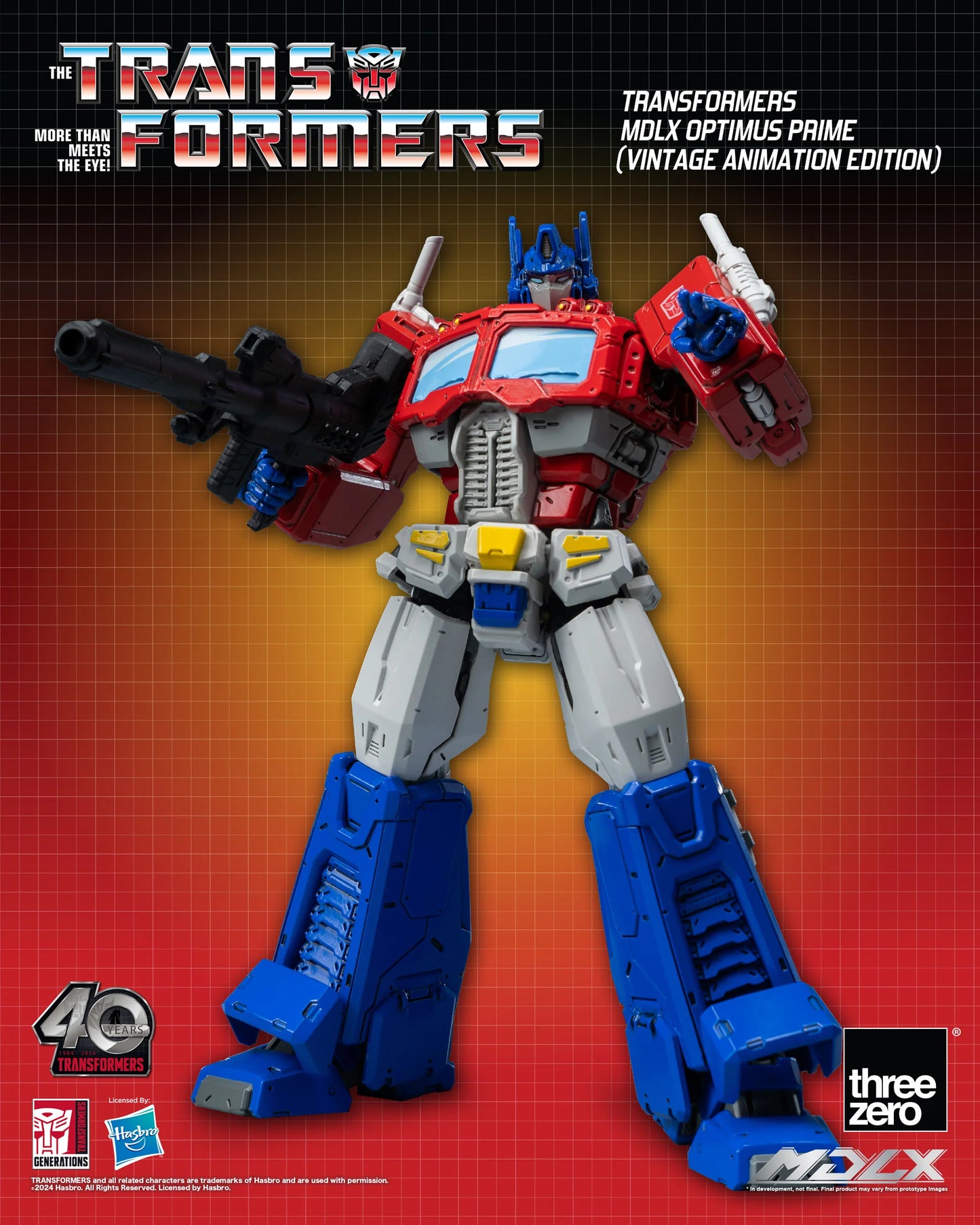 [PREORDER] MDLX Optimus Prime (Vintage Animation Edition) Regional Exclusive