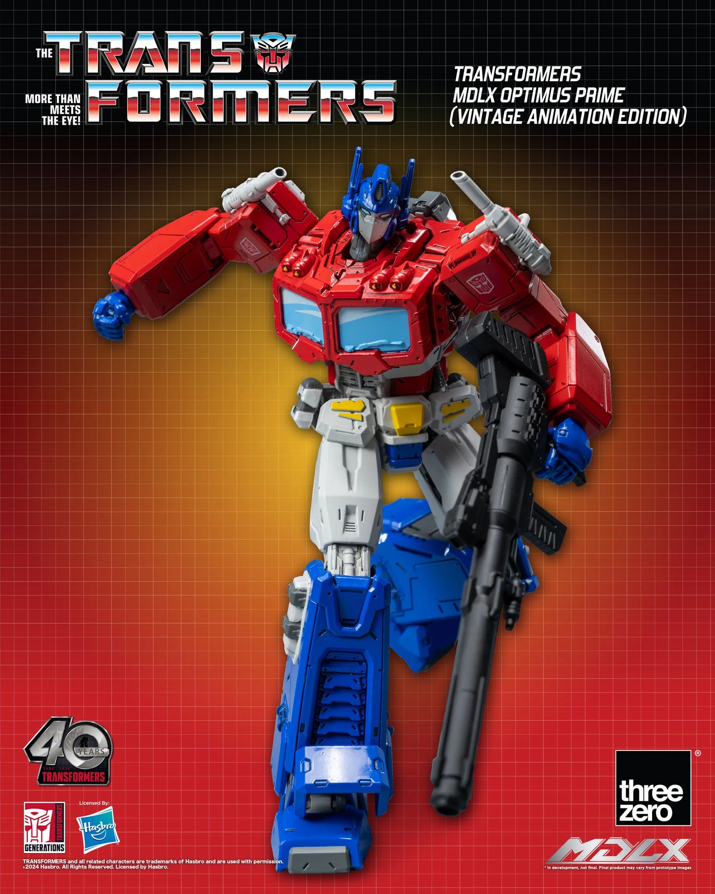 [PREORDER] MDLX Optimus Prime (Vintage Animation Edition) Regional Exclusive