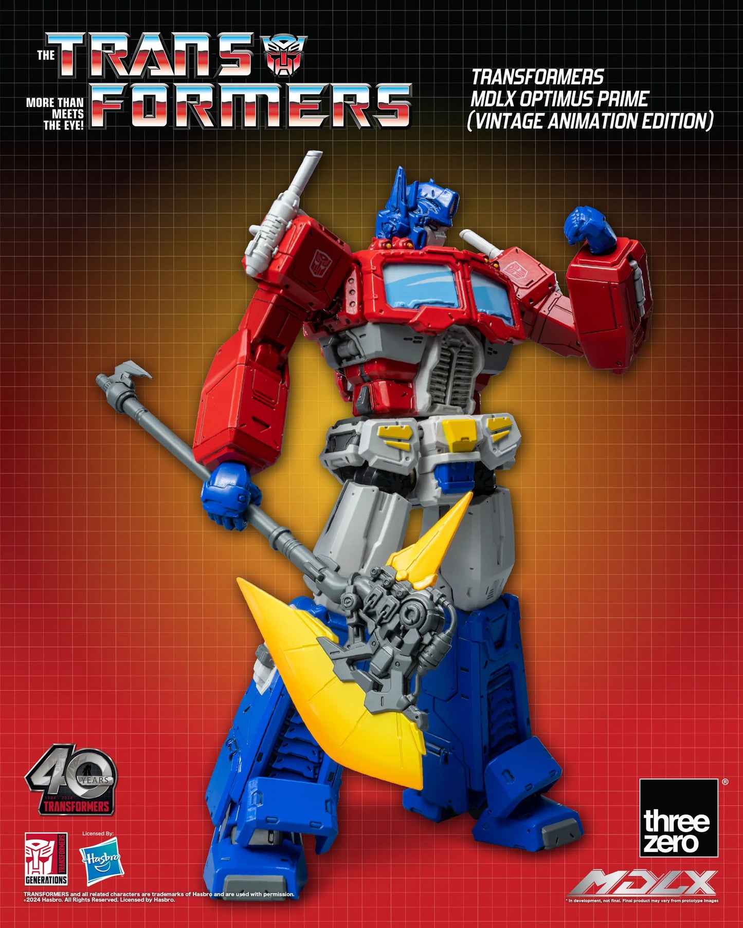 [PREORDER] MDLX Optimus Prime (Vintage Animation Edition) Regional Exclusive