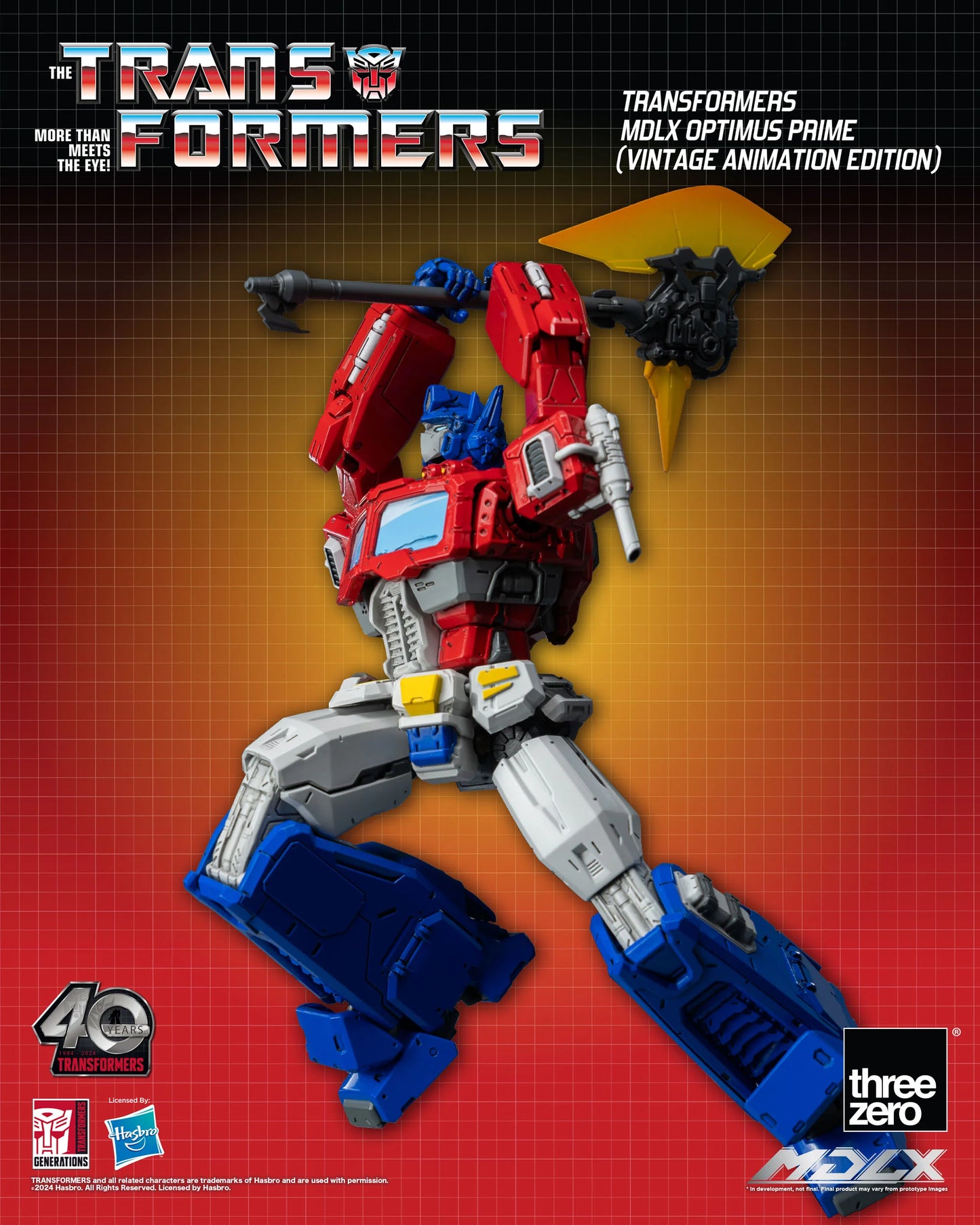 [PREORDER] MDLX Optimus Prime (Vintage Animation Edition) Regional Exclusive