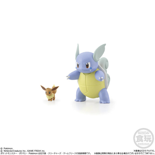 [PREORDER] POKÉMON SCALE WORLD KANTO REGION - Wartortle & Eevee