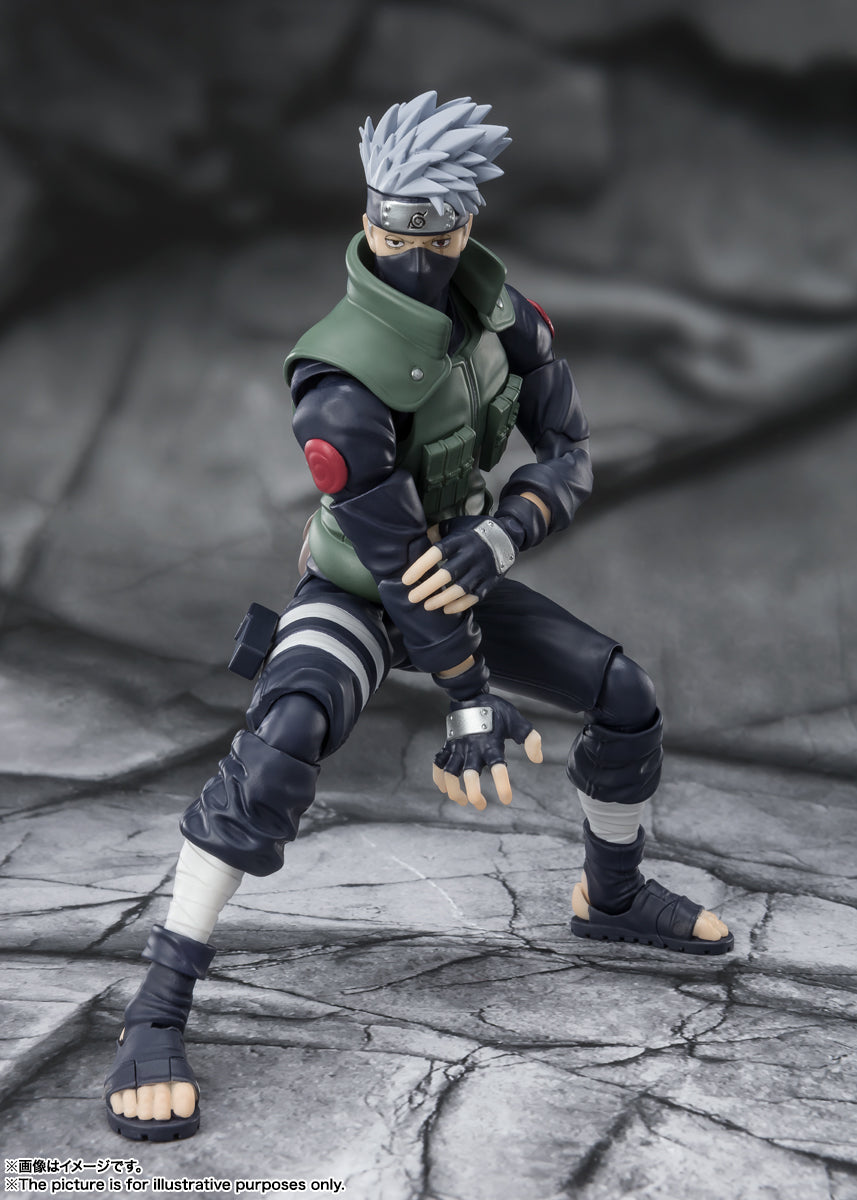 [PREORDER] S.H.Figuarts HATAKE KAKASHI - The famed Sharingan Hero - REISSUE