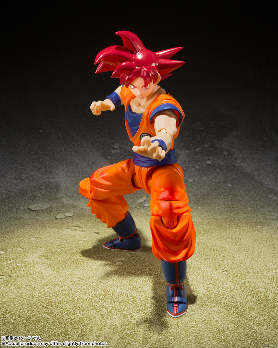 [PREORDER] S.H.Figuarts SUPER SAIYAN GOD SON GOKU -SAIYAN GOD INSTILLED WITH THE LIGHT OF RIGHTEOUS HEARTS [REISSUE]