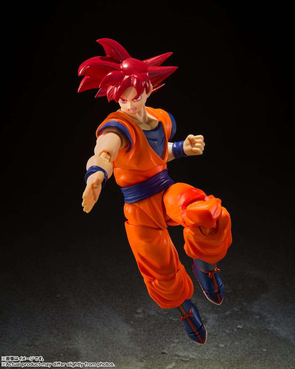 [PREORDER] S.H.Figuarts SUPER SAIYAN GOD SON GOKU -SAIYAN GOD INSTILLED WITH THE LIGHT OF RIGHTEOUS HEARTS [REISSUE]