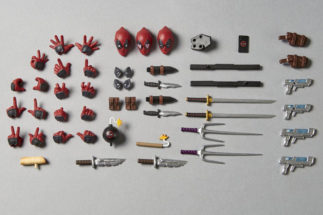 [PREORDER] KAIYODO Revoltech Amazing Yamaguchi Deadpool Ver 2.5 Red