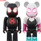 [PREORDER] Medicom Bearbrick BE@RBRICK Spider-Man (Miles Morales) & Spider-Gwen 2pcs Set (Spider-Man: Across the Spider-Verse)